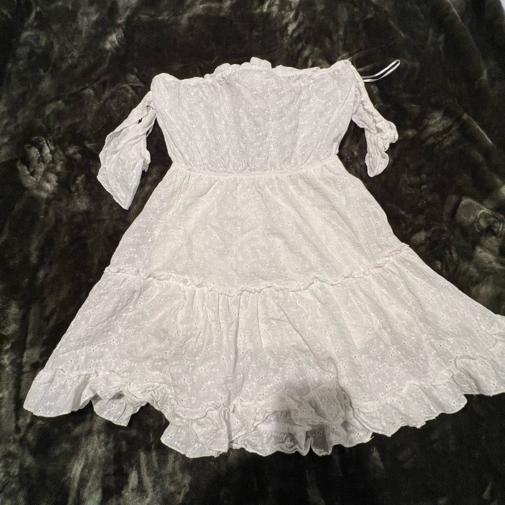 Princess Polly Flowy White Dress